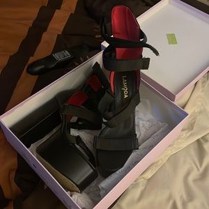 Black Platform Heels